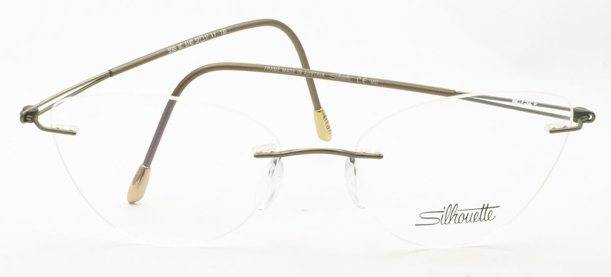 SILHOUETTE 5569 NC 6140 52mm Lite Spirit FRAMES RX Optical Glasses - New Austria