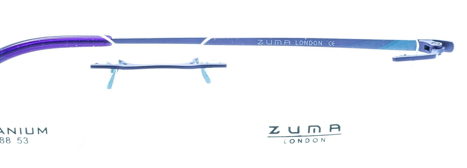 ZUMA LONDON TJ888 53mm Titanium Eyewear FRAMES RX Optical Eyeglasses - New UK