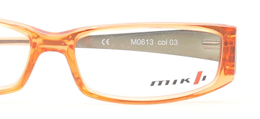 MIKLI M0613 03 Clear Red 54mm Eyewear RX Optical FRAMES Glasses Eyeglasses - New