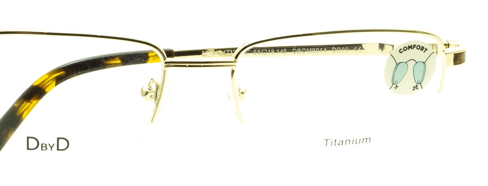 DbyD Grandvision DBOM9014 55mm Eyewear FRAMES Optical Eyeglasses Glasses - New
