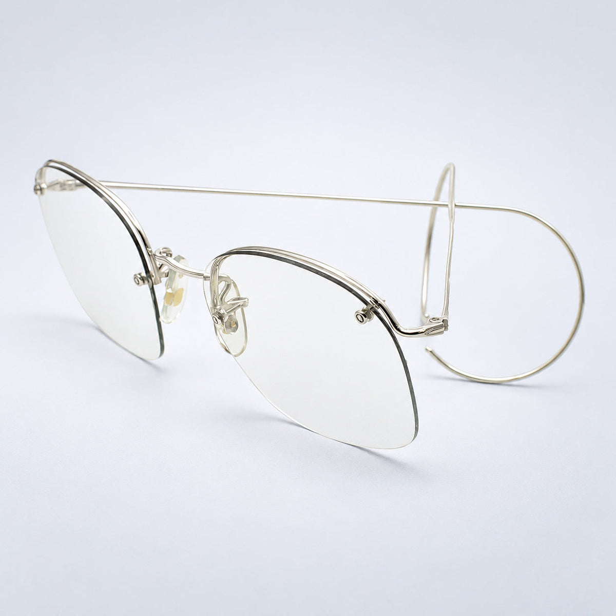 ALGHA (SAVILE ROW) Rimway Rhodium 52x18mm Eyewear FRAMES RX Optical Eyeglasses