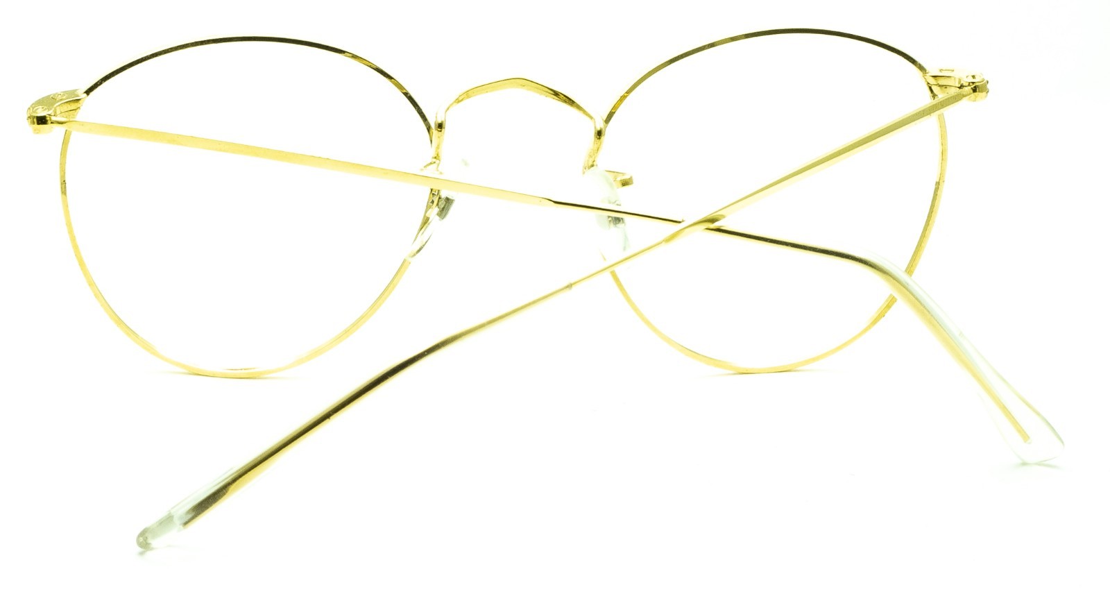 B.O.I.C. (SAVILE ROW) ENGLAND Gold 47x22mm PANTO Frames RX Optical EyeglassesNOS