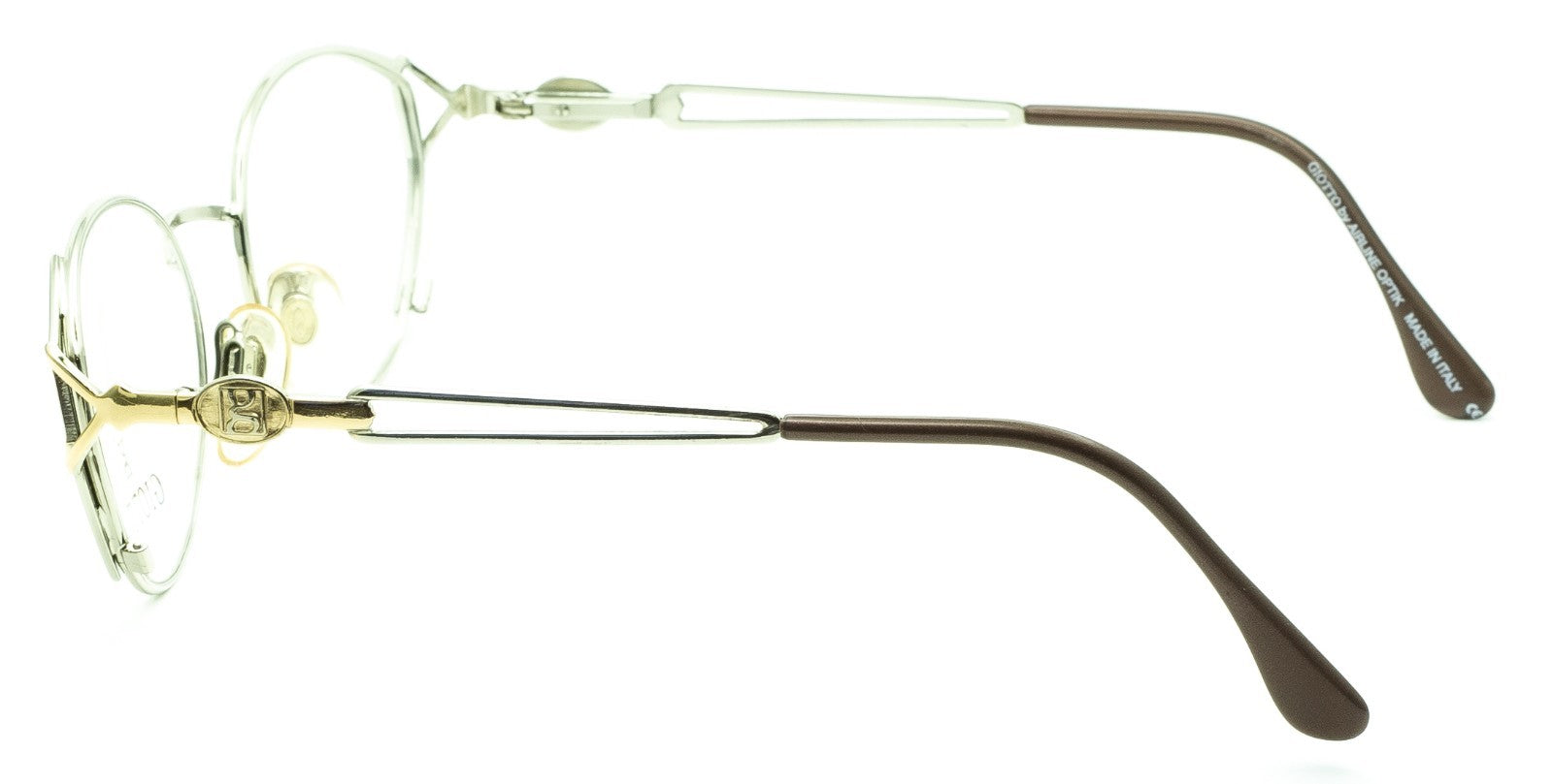 GIOTTO by AIRLINE OPTIK G400 C 52mm Vintage Eyewear FRAMES RX Optical -New Italy