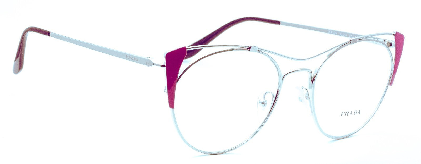 PRADA VPR 58V 332-1O1 53mm Eyewear FRAMES RX Optical Eyeglasses Glasses - Italy