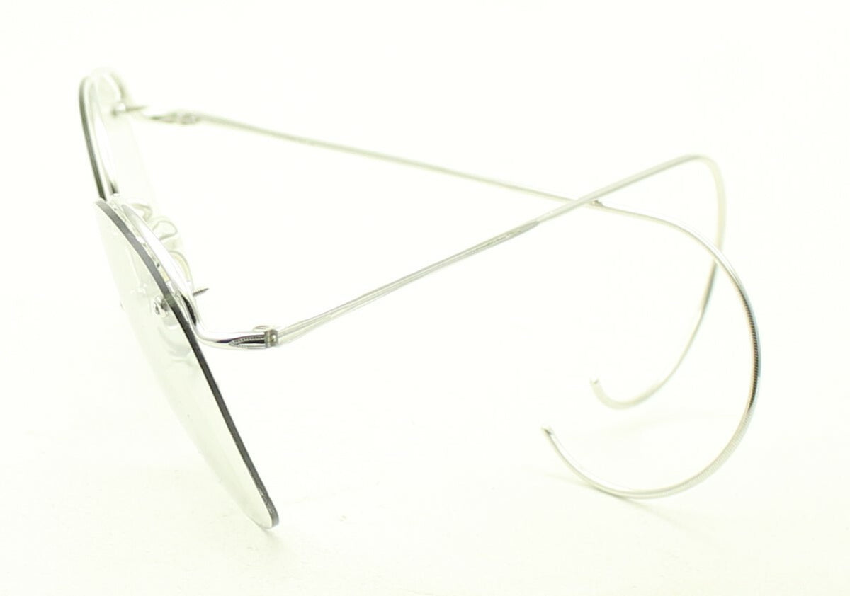 SAVILE ROW ENGLAND Rimway Rhodium 48x18mm Eyewear FRAMES RX Optical Eyeglasses