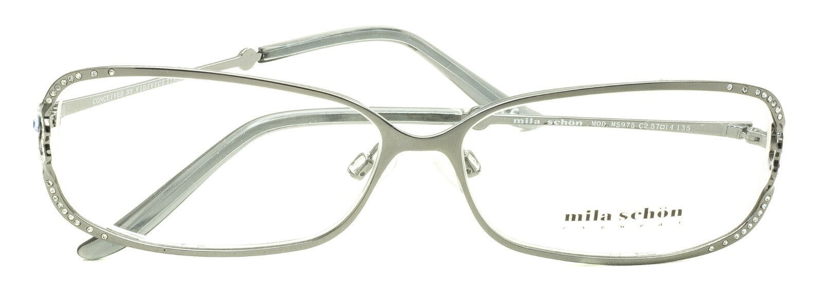 MILA SCHON MS975 C2 57mm Eyewear RX Optical FRAMES Eyeglasses Glasses -New Italy