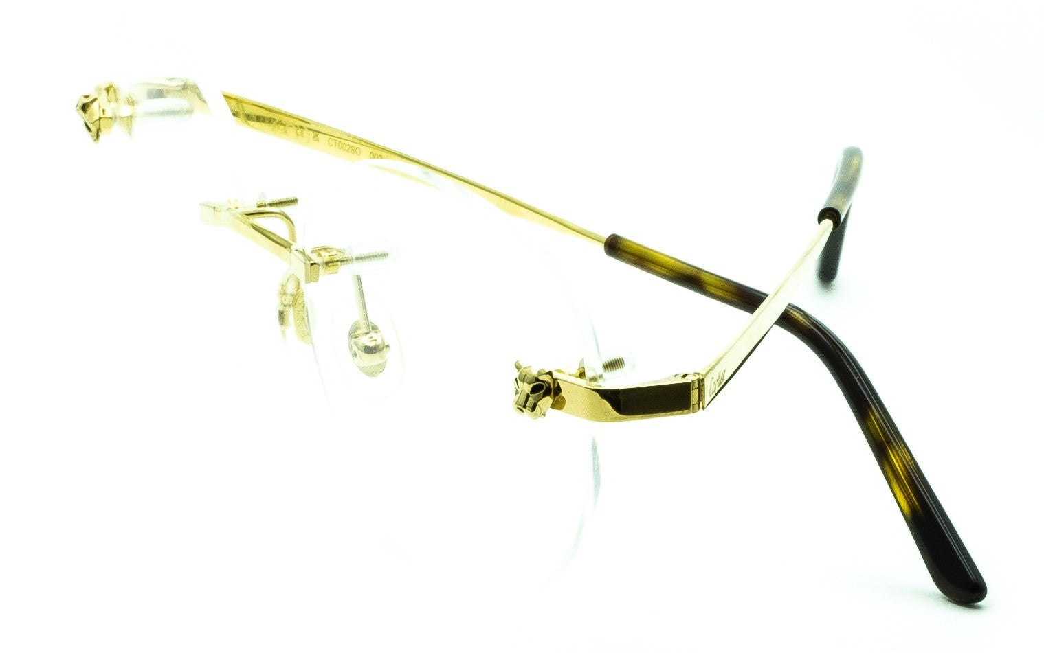 CARTIER Panthere CT0028O 003 56mm Eyewear FRAMES RX Optical Glasses - New France