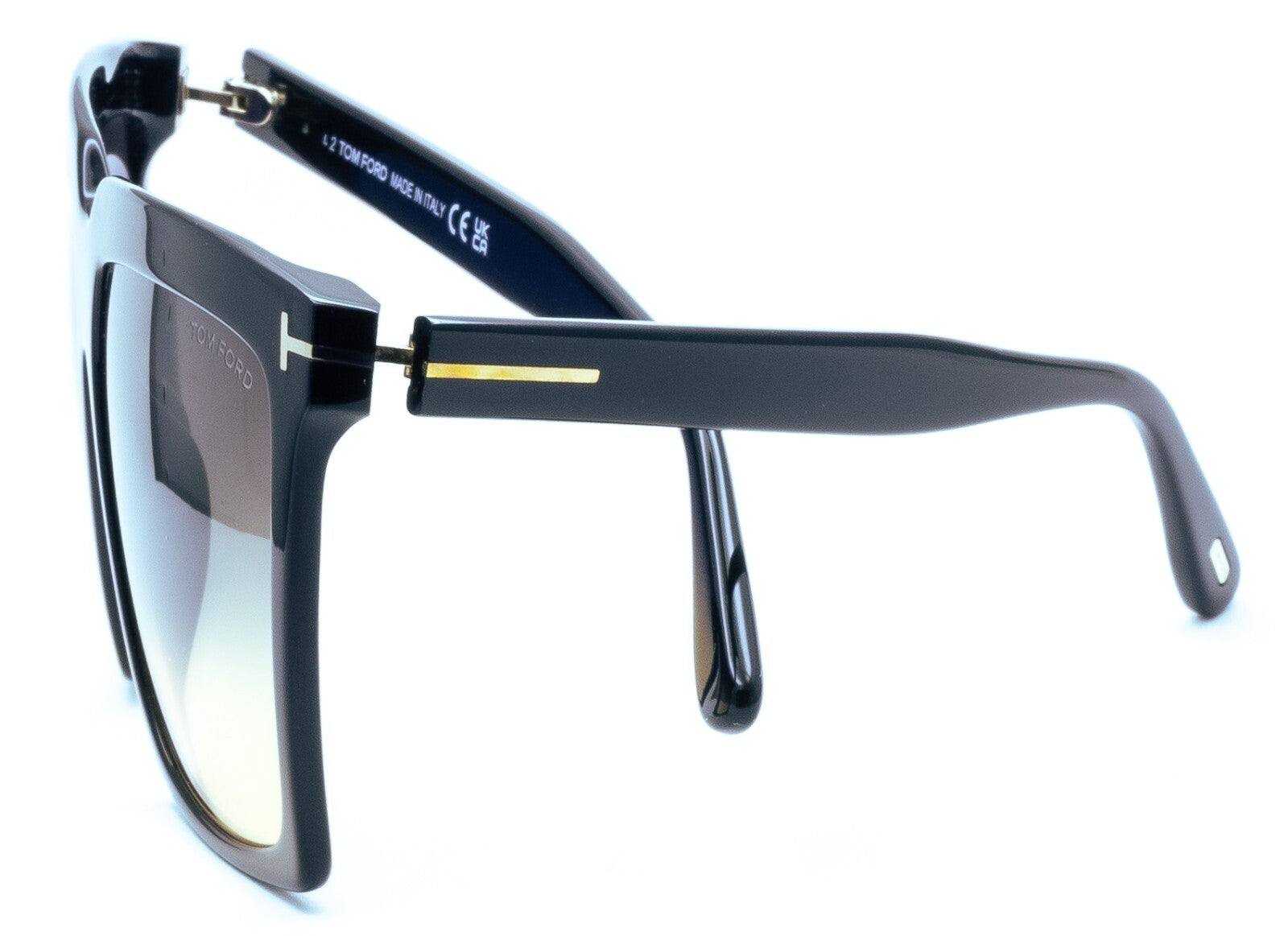 TOM FORD TF764 01B Sabrina-02 58mm Eyewear SUNGLASSES Shades New BNIB - Italy