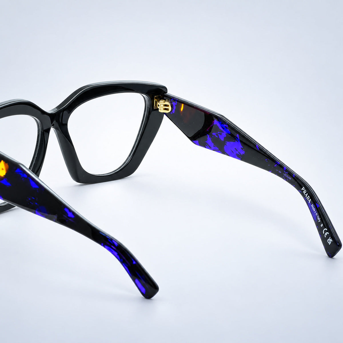 PRADA VPR 09Y 19S-1O1 54mm Eyewear FRAMES RX Optical Eyeglasses Glasses NewItaly