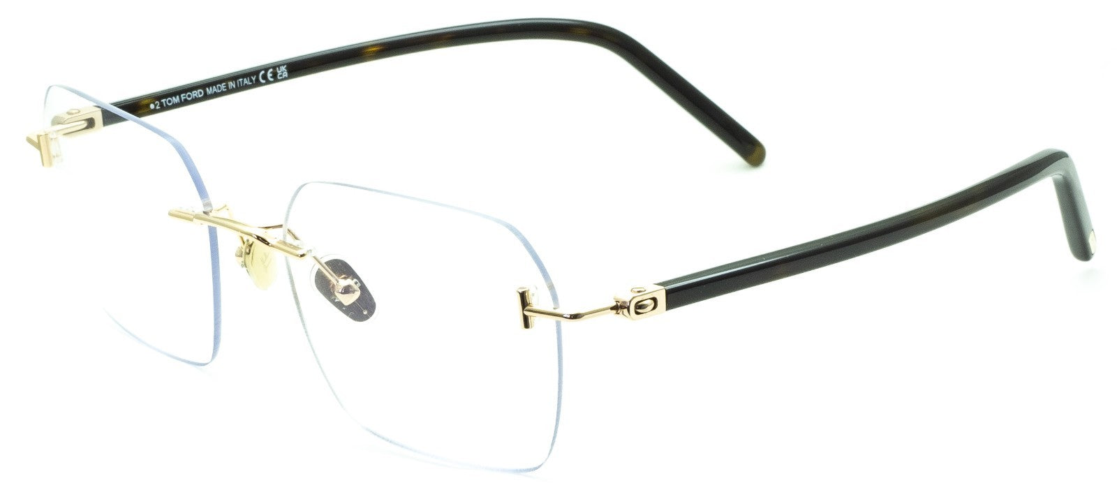 TOM FORD TF5934-B 028 54mm Blue Block Glasses Frames Eyewear RX - New BNIB Italy