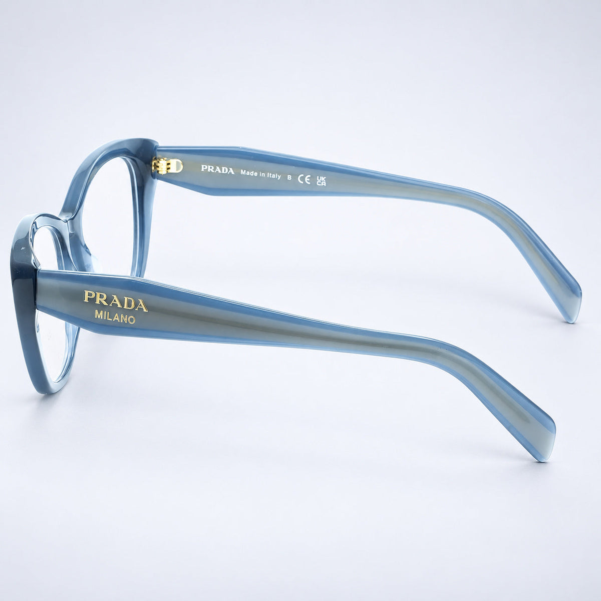 PRADA VPR 19W 07Q-1O1 53mm Eyewear FRAMES RX Optical Eyeglasses Glasses - Italy