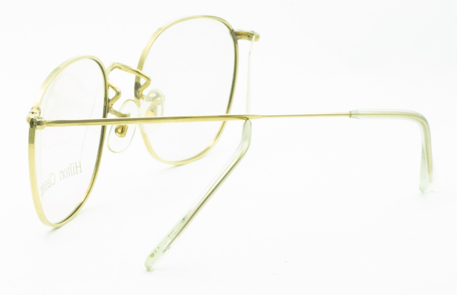 Hilton Classic 3 (SAVILE ROW) Quadra Gold 48x20mm FRAMES RX Optical - New NOS