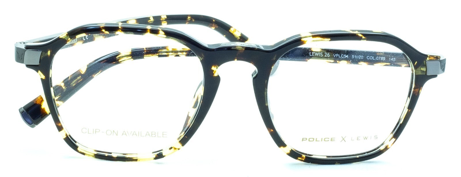 POLICE LEWIS 26 VPLC54 COL. 0789 51mm Eyewear FRAMES RX Optical Eyeglasses New