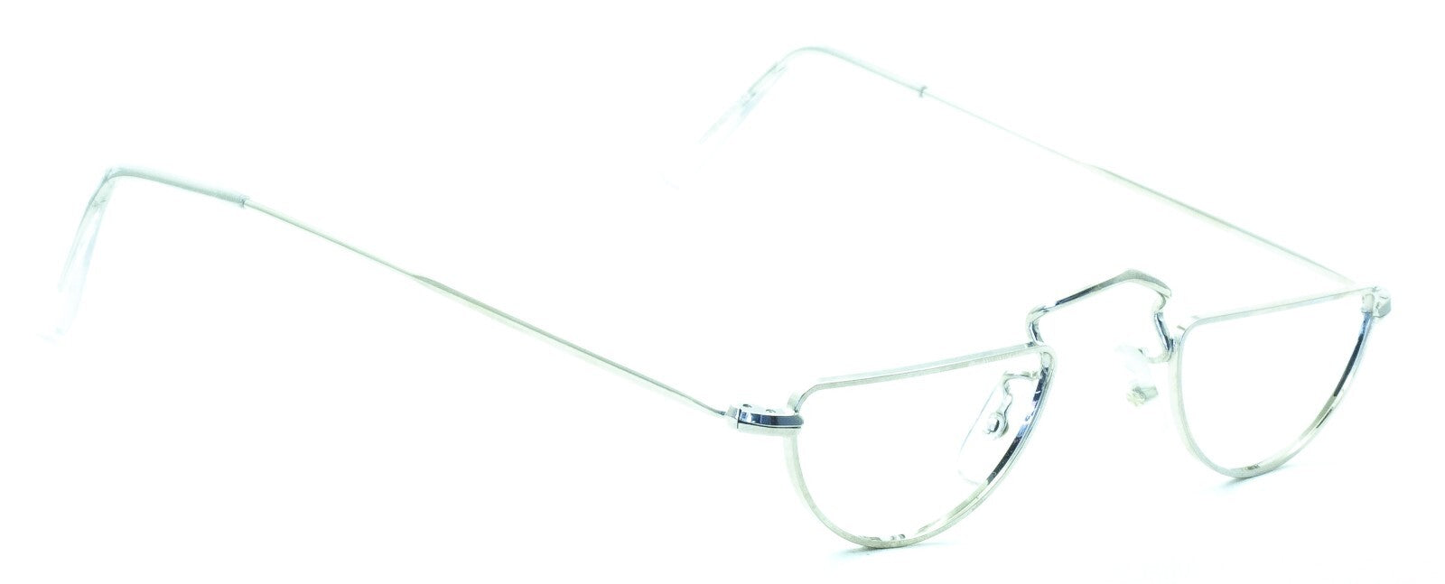 B.O.I.C. London Line 10KT GF Rhodium Half Eye 42x22mm FRAMES RX Optical Glasses