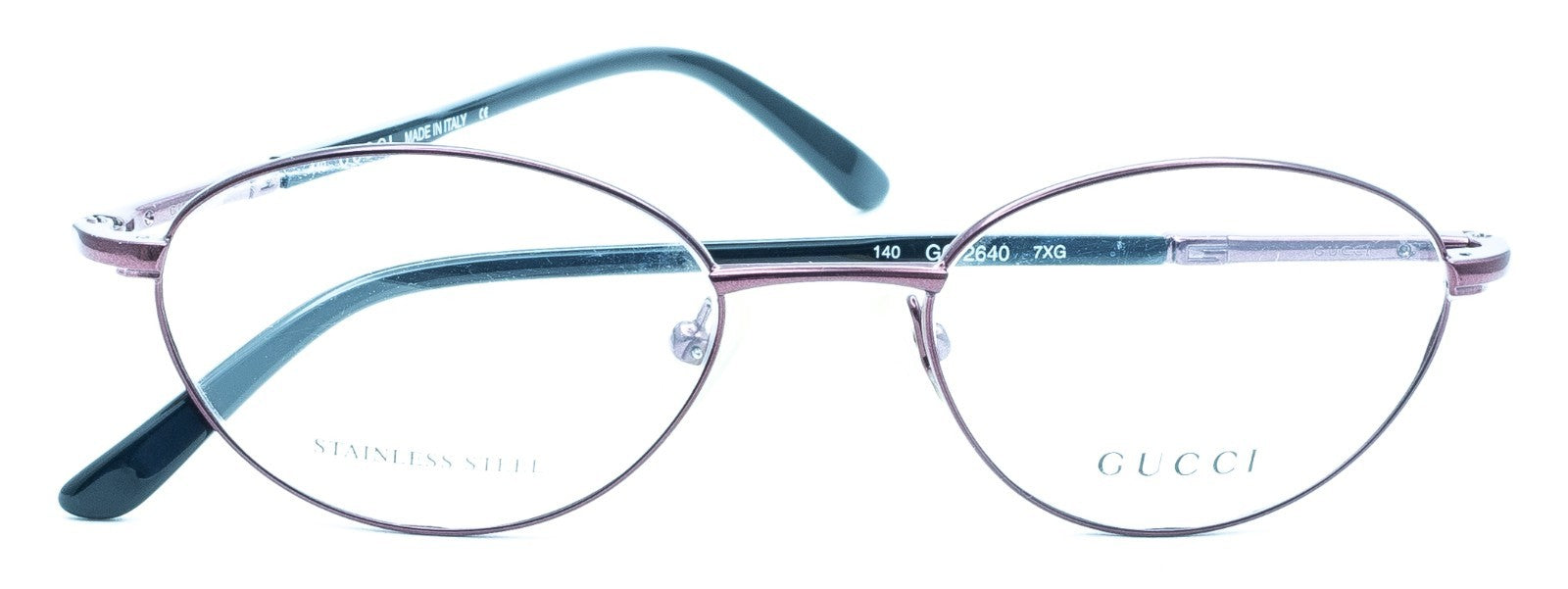 GUCCI GG 2640 7XG 51mm Vintage Eyewear FRAMES RX Optical Eyeglasses New - Italy