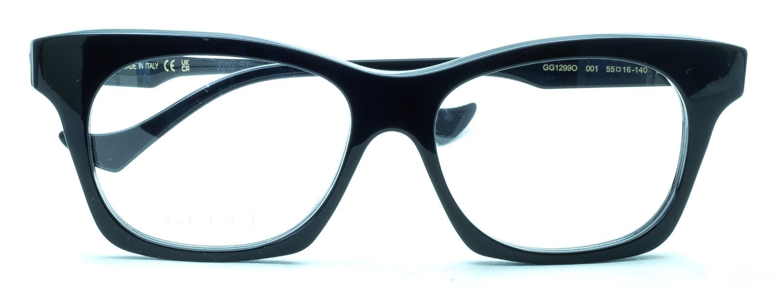 GUCCI GG1299O 001 55mm Eyewear FRAMES Glasses RX Optical Eyeglasses New - Italy