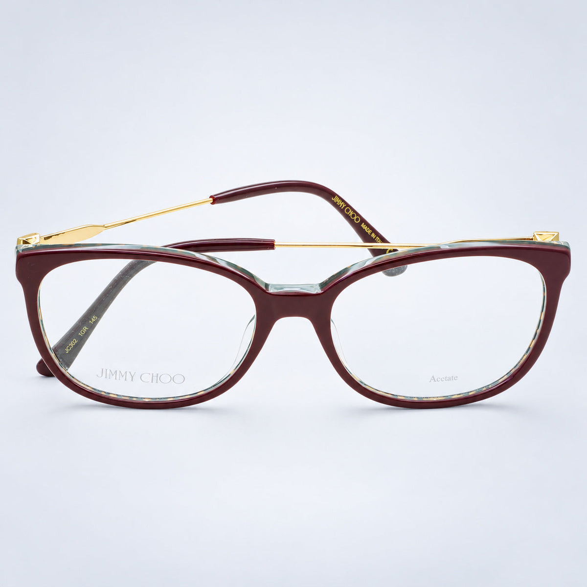 JIMMY CHOO JC 302 1GR 55mm Eyewear Glasses RX Optical Glasses FRAMES New Italy