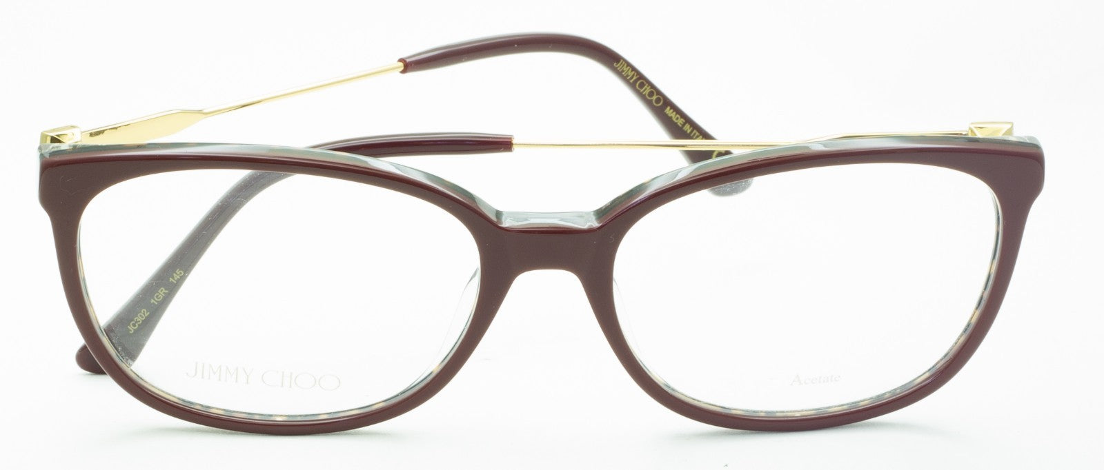 JIMMY CHOO JC 302 1GR 55mm Eyewear Glasses RX Optical Glasses FRAMES New Italy