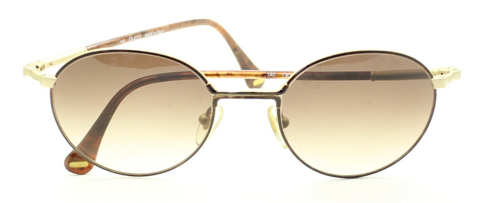 GUCCI GG 1353 VS2 BRN 50mm Vintage Sunglasses Shades Eyewear FRAMES New - Italy