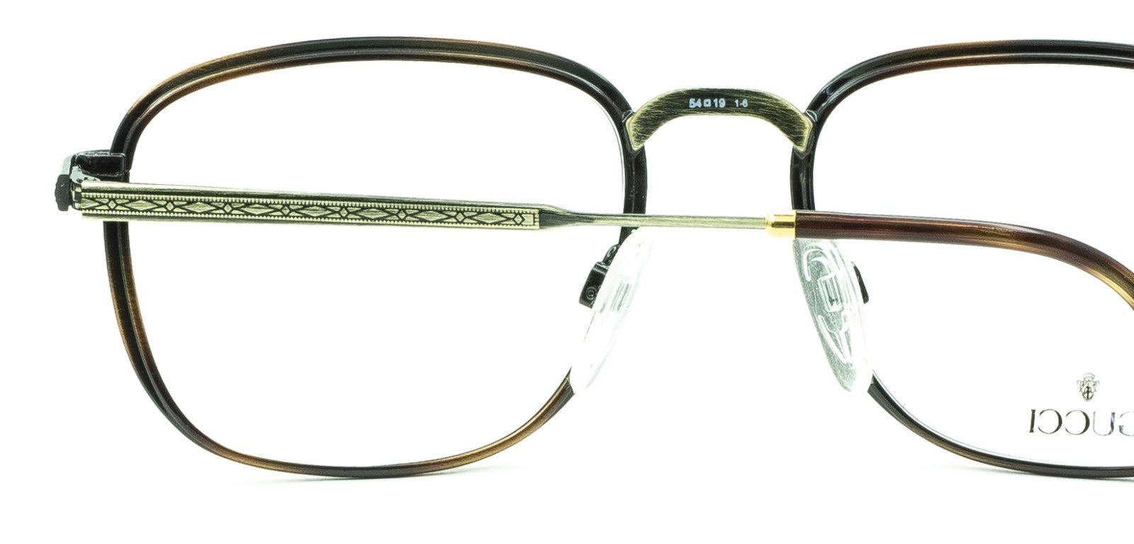 GUCCI GG 1225 20Q 54mm Vintage Eyewear FRAMES RX Optical Eyeglasses - New Italy