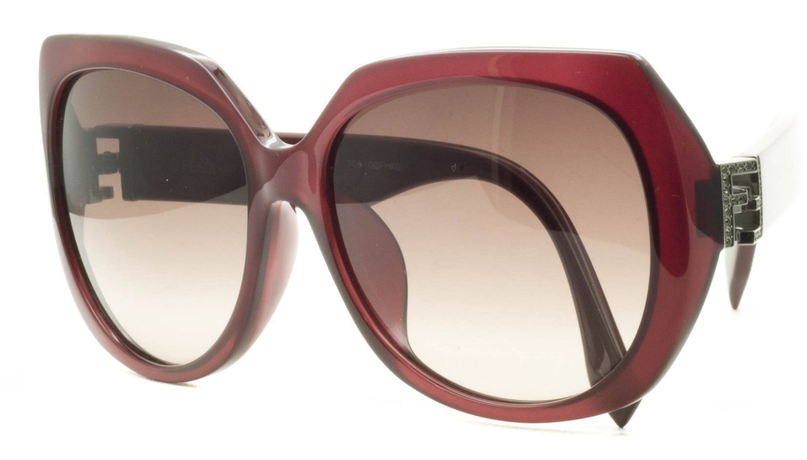 FENDI FF 0047/F/S MKGD8 Sunglasses Ladies Shades Burgundy BNIB Brand New - ITALY