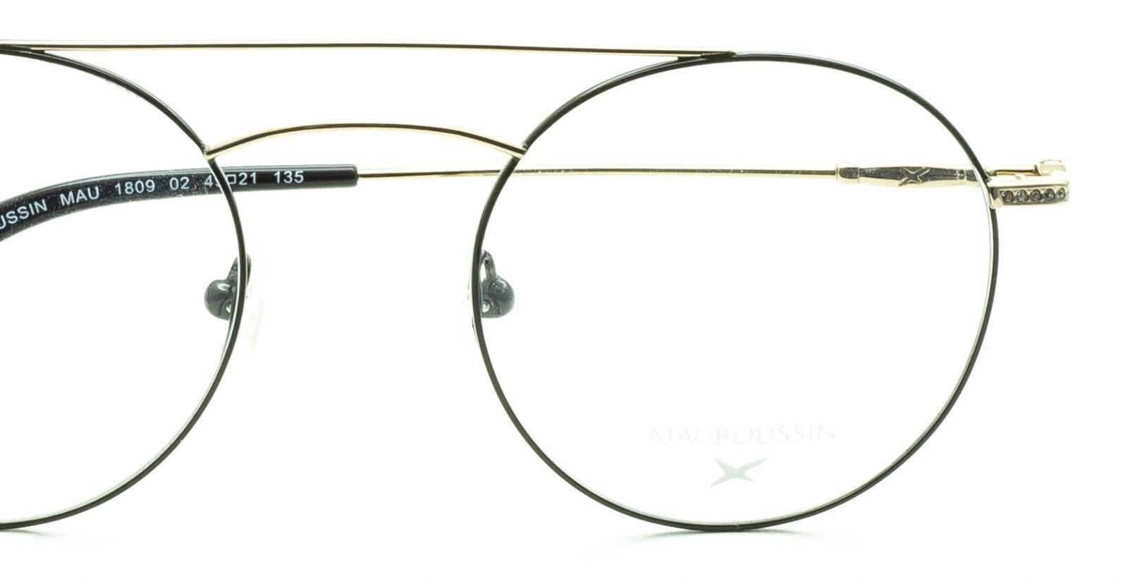 MAUBOUSSIN MAU 1809 002 49mm Eyewear FRAMES Glasses RX Optical Eyeglasses - New