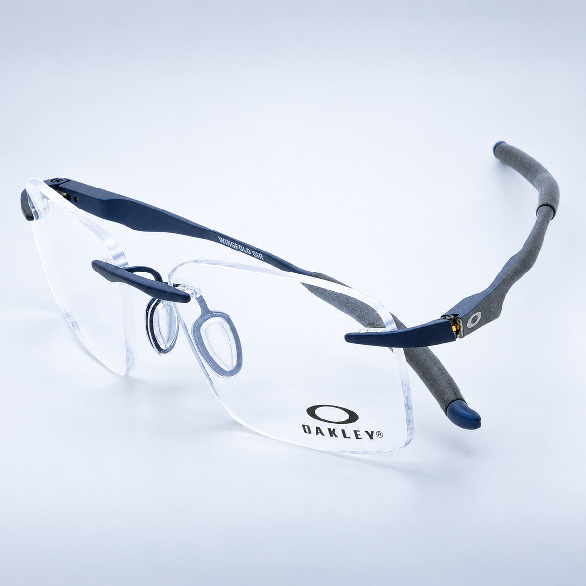 OAKLEY WINGFOLD EVR OX5118-0453 53mm Blue Eyewear FRAMES RX Optical Glasses New