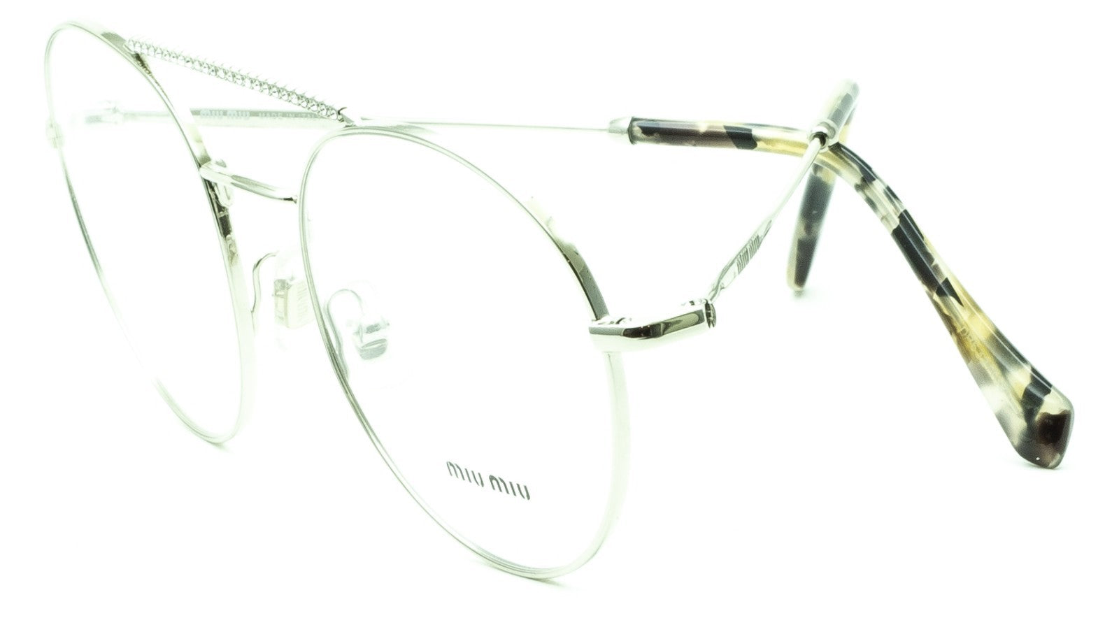 MIU MIU VMU 51R 1BC-1O1 52mm Eyewear FRAMES RX Optical Eyeglasses Glasses- Italy