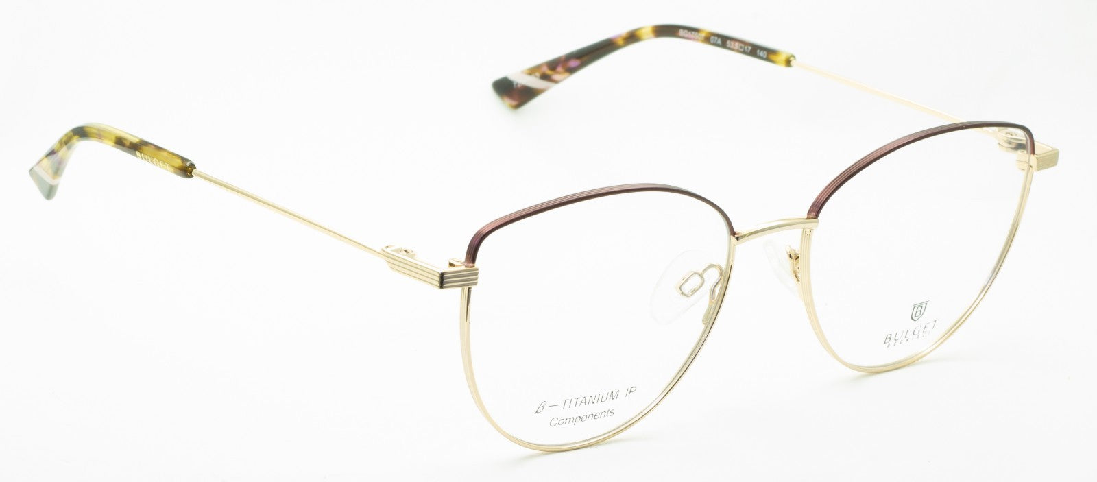 BULGET BG1750T 07A 53mm RX Optical Eyewear Glasses Eyeglasses FRAMES  - New