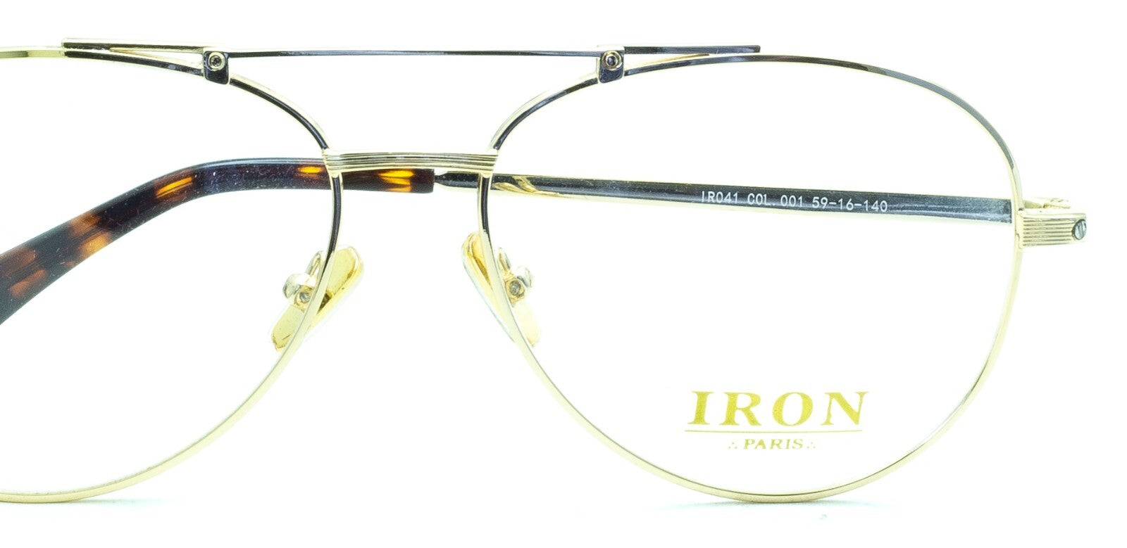 IRON PARIS IR041 001 59mm RX Optical Glasses Eyewear Frames Eyeglasses -New BNIB