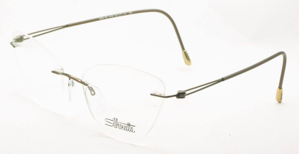 SILHOUETTE 5569 NC 6140 52mm Lite Spirit FRAMES RX Optical Glasses - New Austria