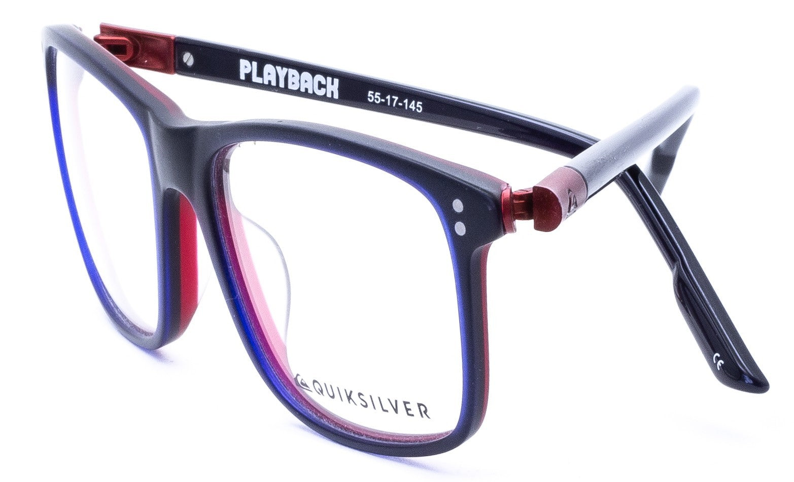 QUIKSILVER EQYEG03075/DBLK PLAYBACK 55mm RX Optical FRAMES Eyewear Eyeglasses