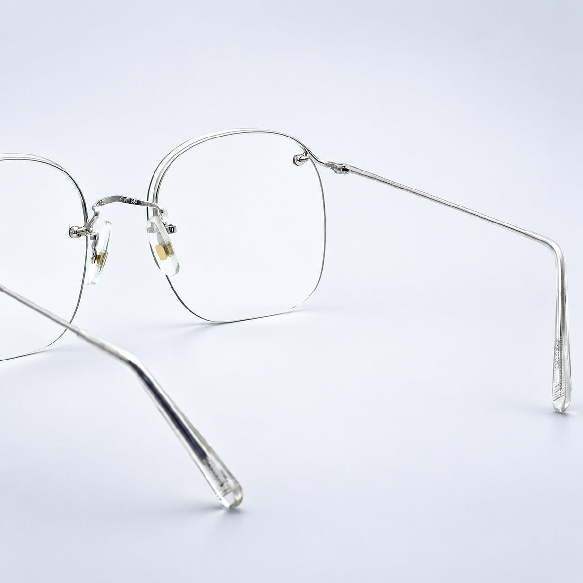 SAVILE ROW ENGLAND Rimway Rhodium 52x20mm Eyewear FRAMES RX Optical - New NOS