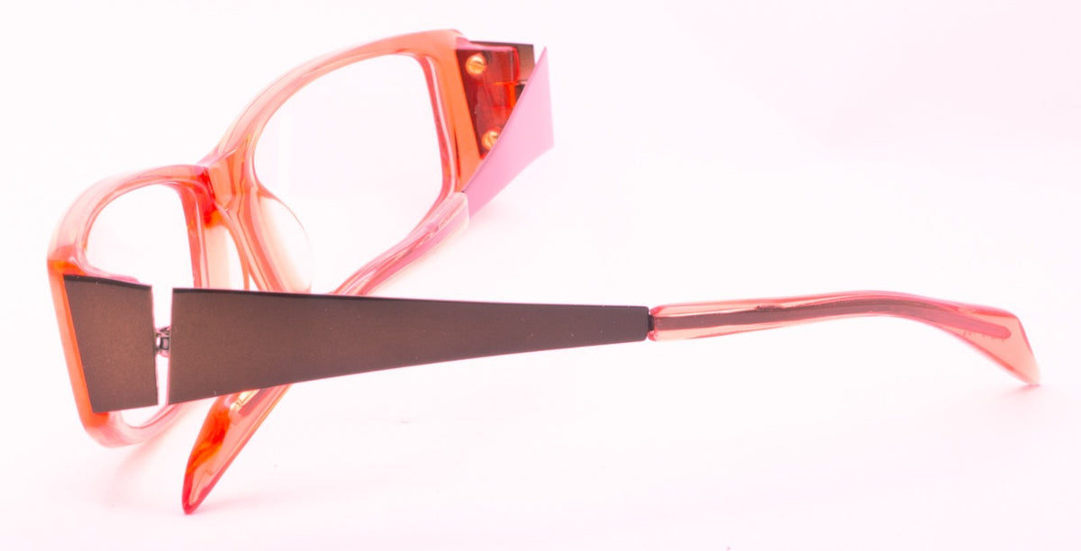 MIKLI M0613 03 Clear Red 54mm Eyewear RX Optical FRAMES Glasses Eyeglasses - New