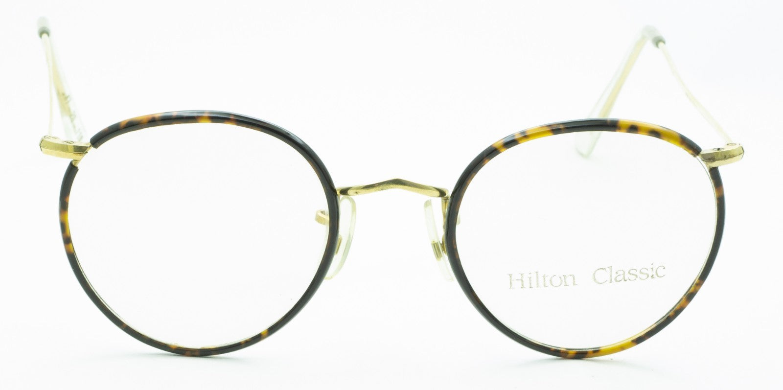 HILTON CLASSIC 1 (SAVILE ROW) Panto Tortoise 47x20mm Eyewear RX Optical - NOS
