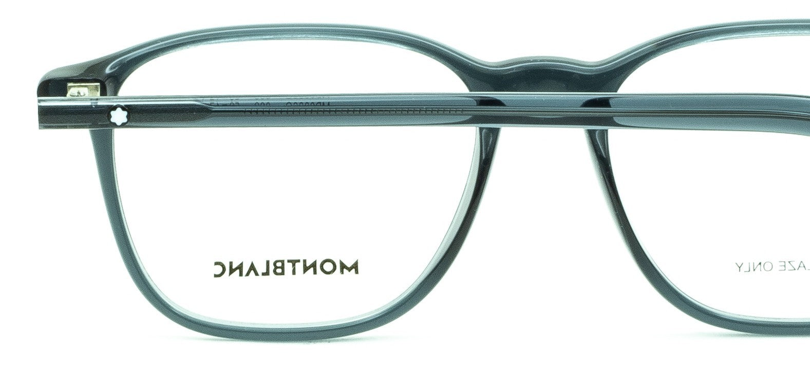 MONT BLANC MB0386O 002 52mm Eyewear FRAMES RX Optical Glasses Eyeglasses - Italy