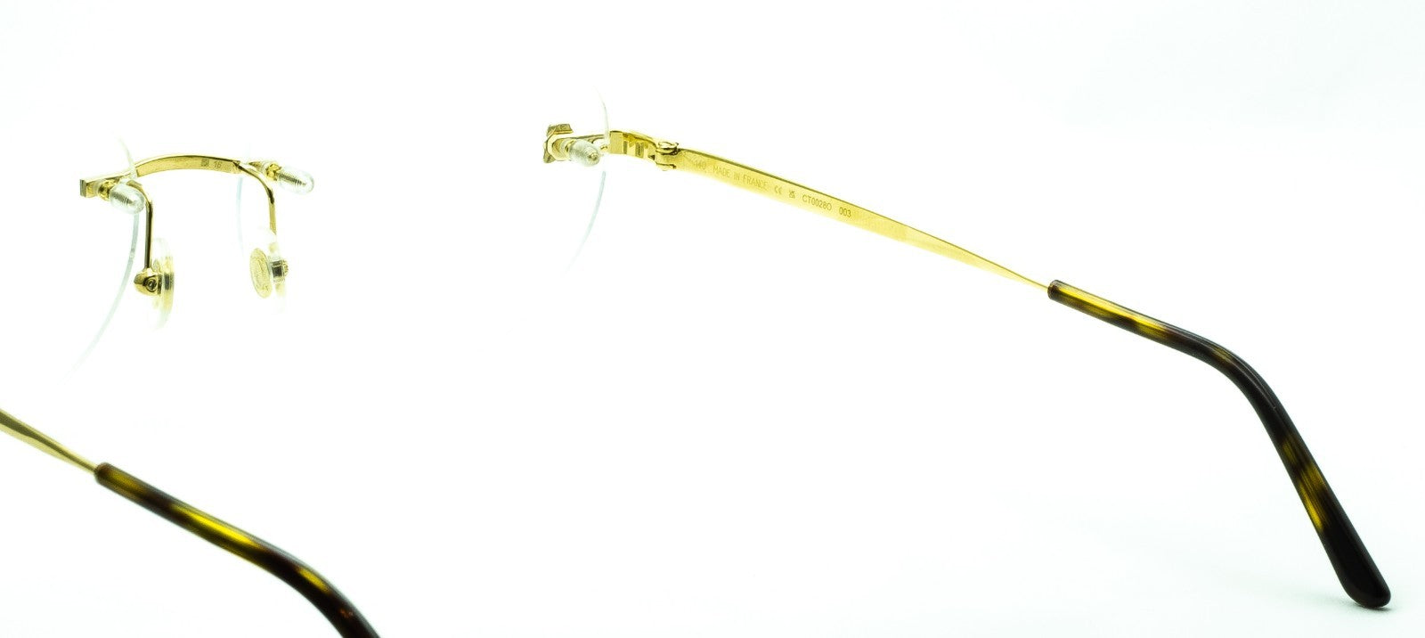 CARTIER Panthere CT0028O 003 56mm Eyewear FRAMES RX Optical Glasses - New France
