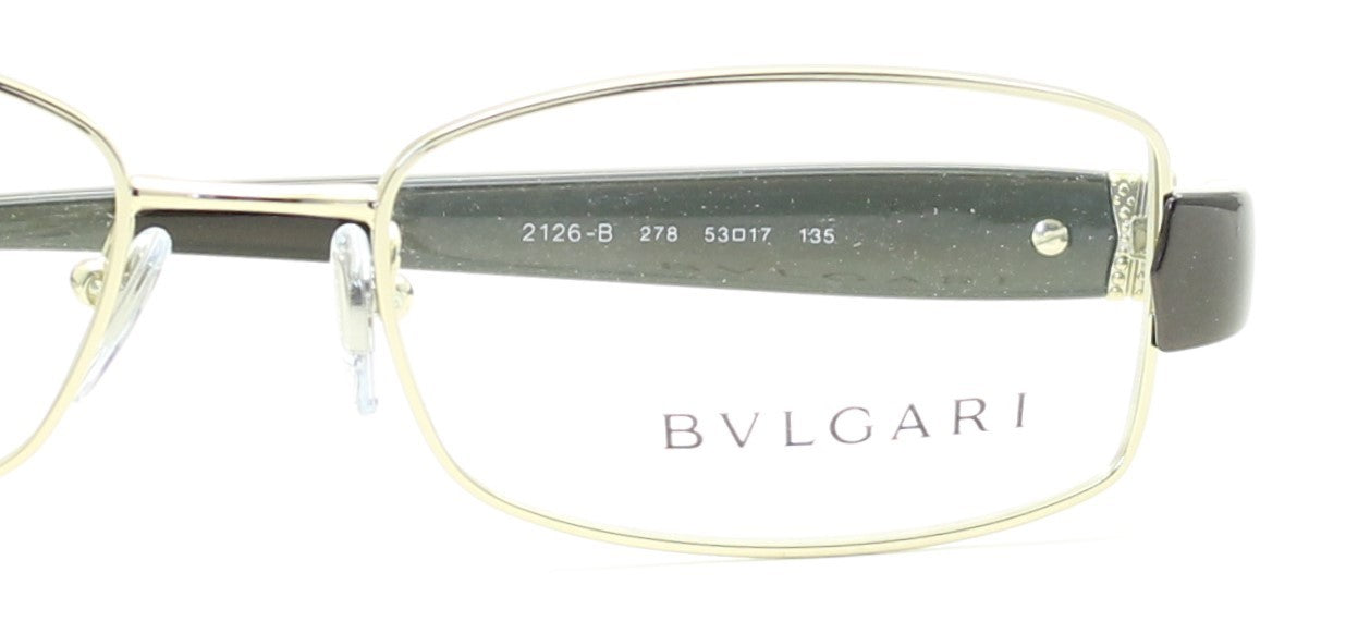 BVLGARI 2126-B 278 53mm Eyewear Glasses RX Optical Glasses FRAMES - New Italy