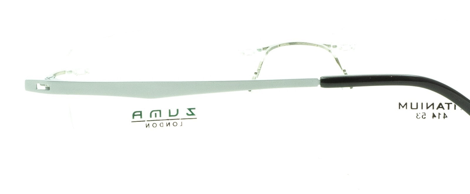 ZUMA LONDON 414 ND SLV/2 53mm Titanium Eyewear FRAMES RX Optical Eyeglasses -New