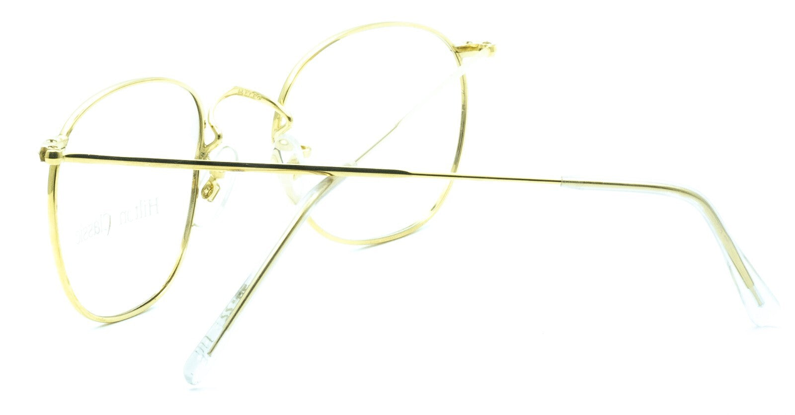 Hilton Classic 3 (SAVILE ROW) Quadra Gold 49x22mm FRAMES RX Optical Eyewear NOS