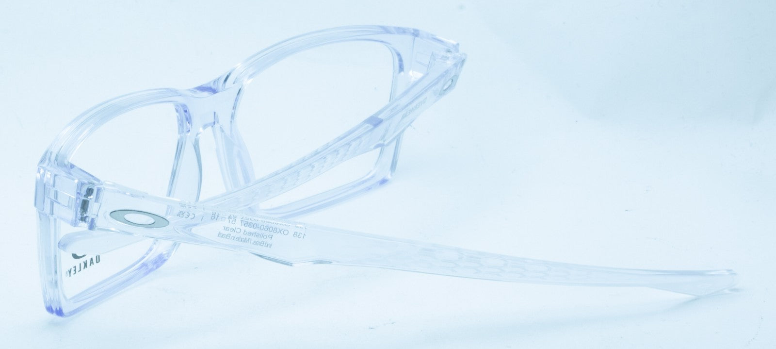 OAKLEY OVERHEAD OX8060-0357 Clear 57mm Eyewear RX Optical Glasses - New Brazil
