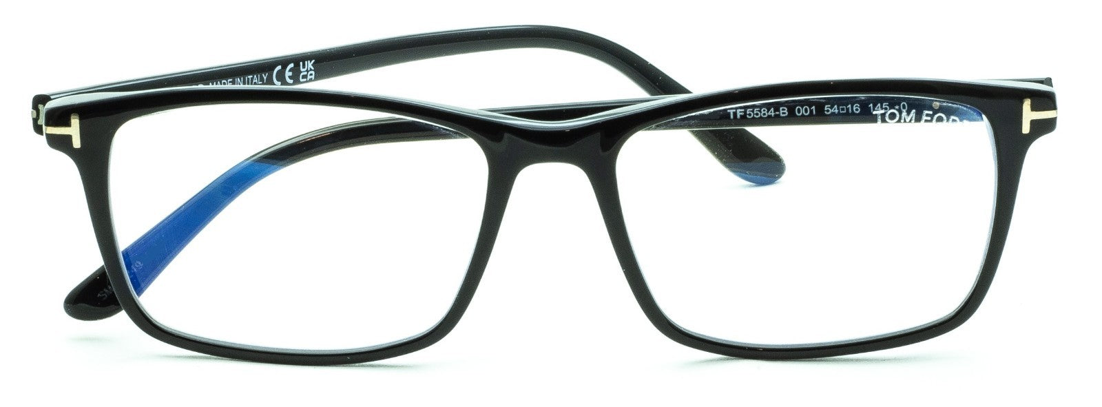 TOM FORD TF 5584-B 001 54mm Eyewear FRAMES RX Optical Eyeglasses Glasses - Italy