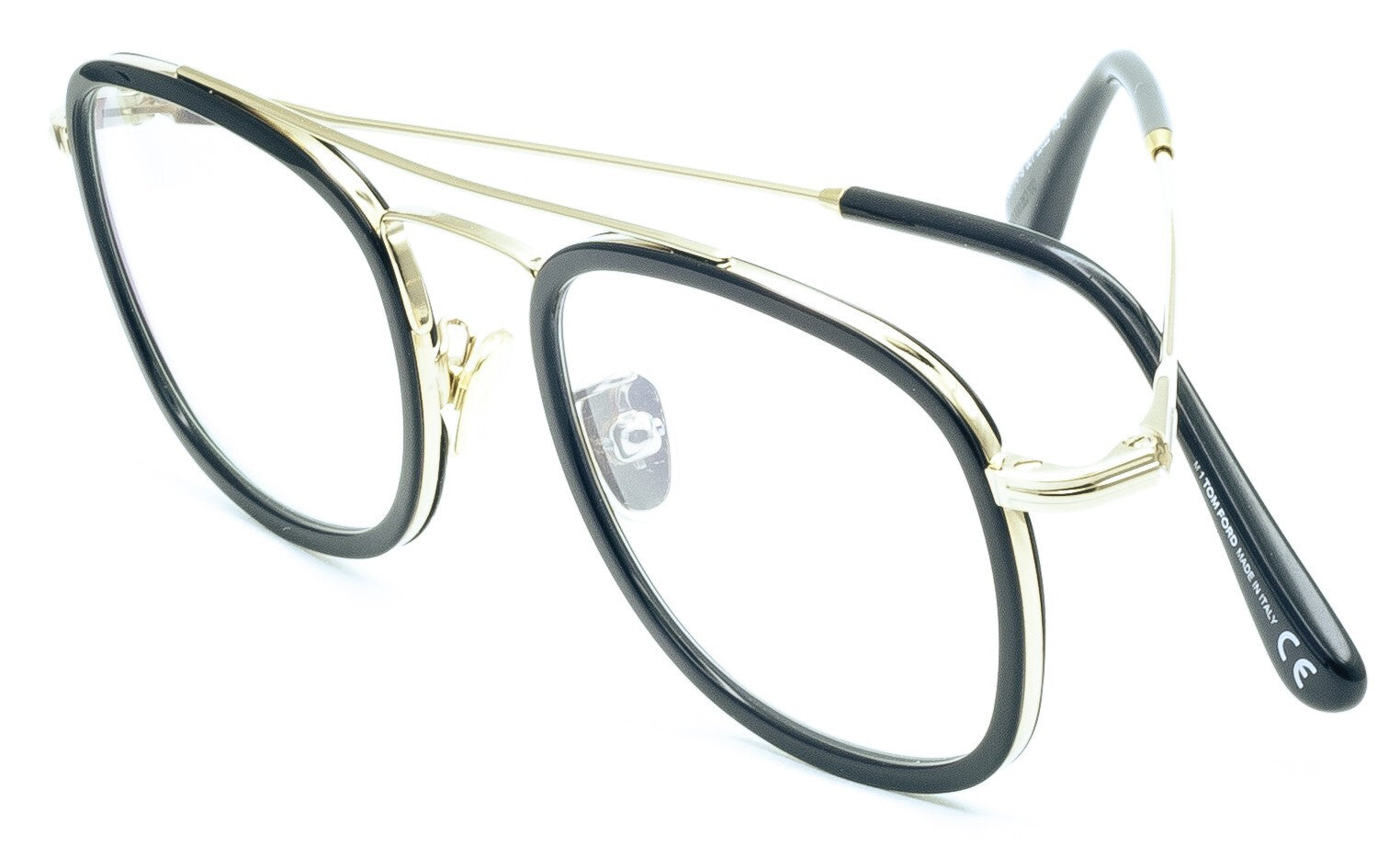 TOM FORD TF5677-F-B 001 52mm Blue Block Glasses Frames Eyewear RX - New Italy