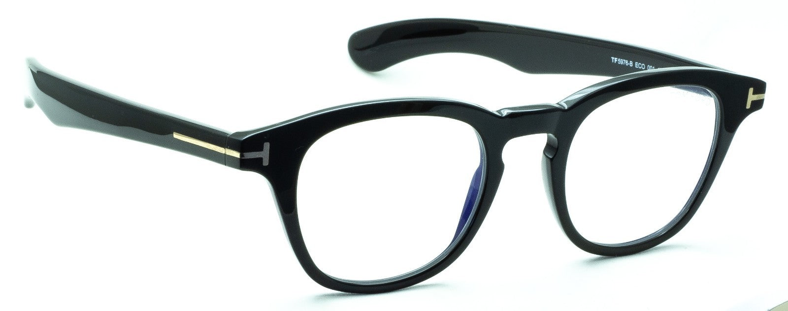 TOM FORD TF 5976-B ECO 001 47mm RX Optical Glasses Frames Eyewear BNIB - Italy