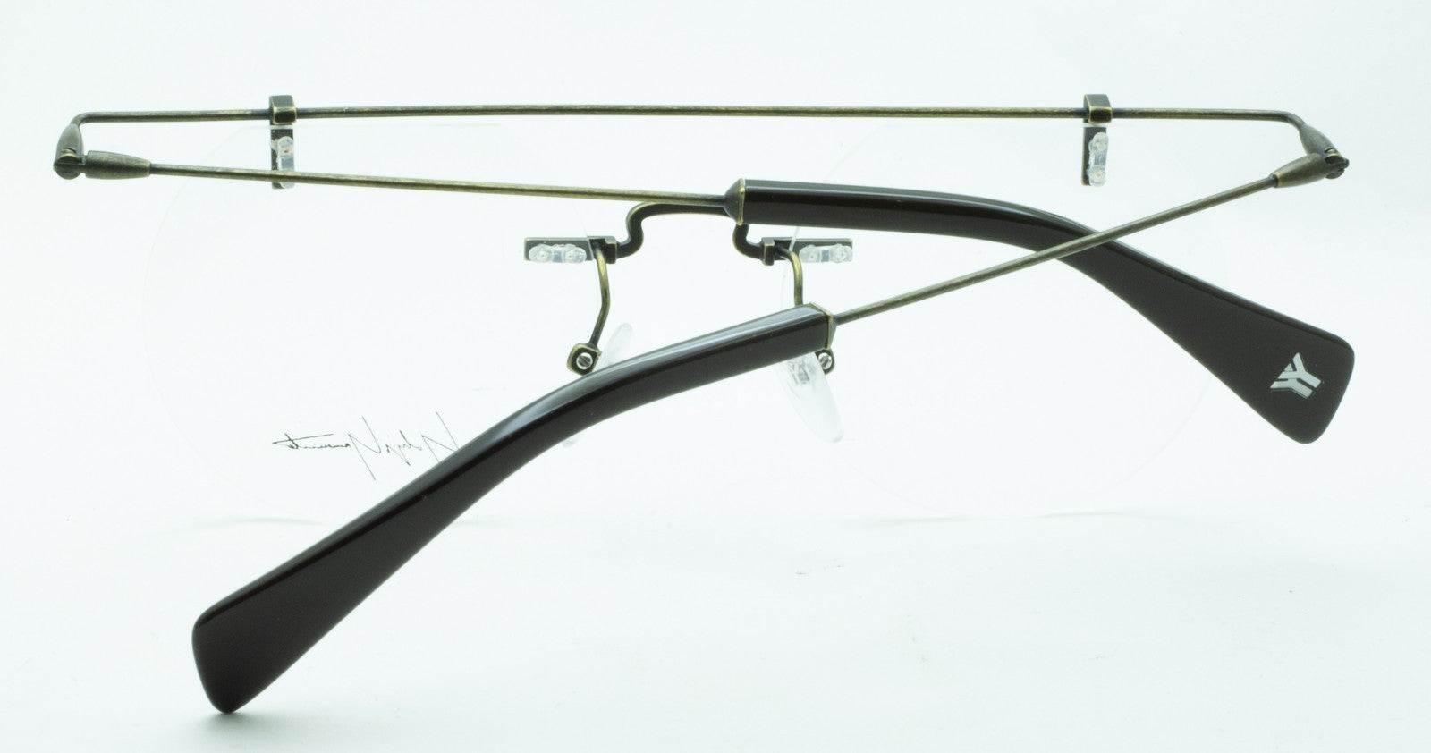 YOHJI YAMAMOTO YY3015 400 49mm Eyewear Eyeglasses Frames RX Optical - New France