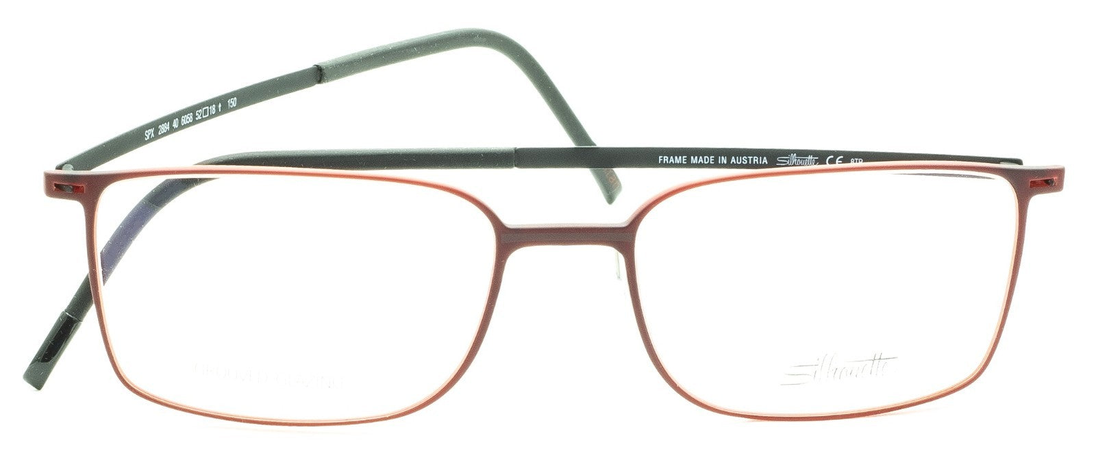 SILHOUETTE SPX 2884 40 6058 52mm Eyewear FRAMES RX Optical Glasses - New Austria