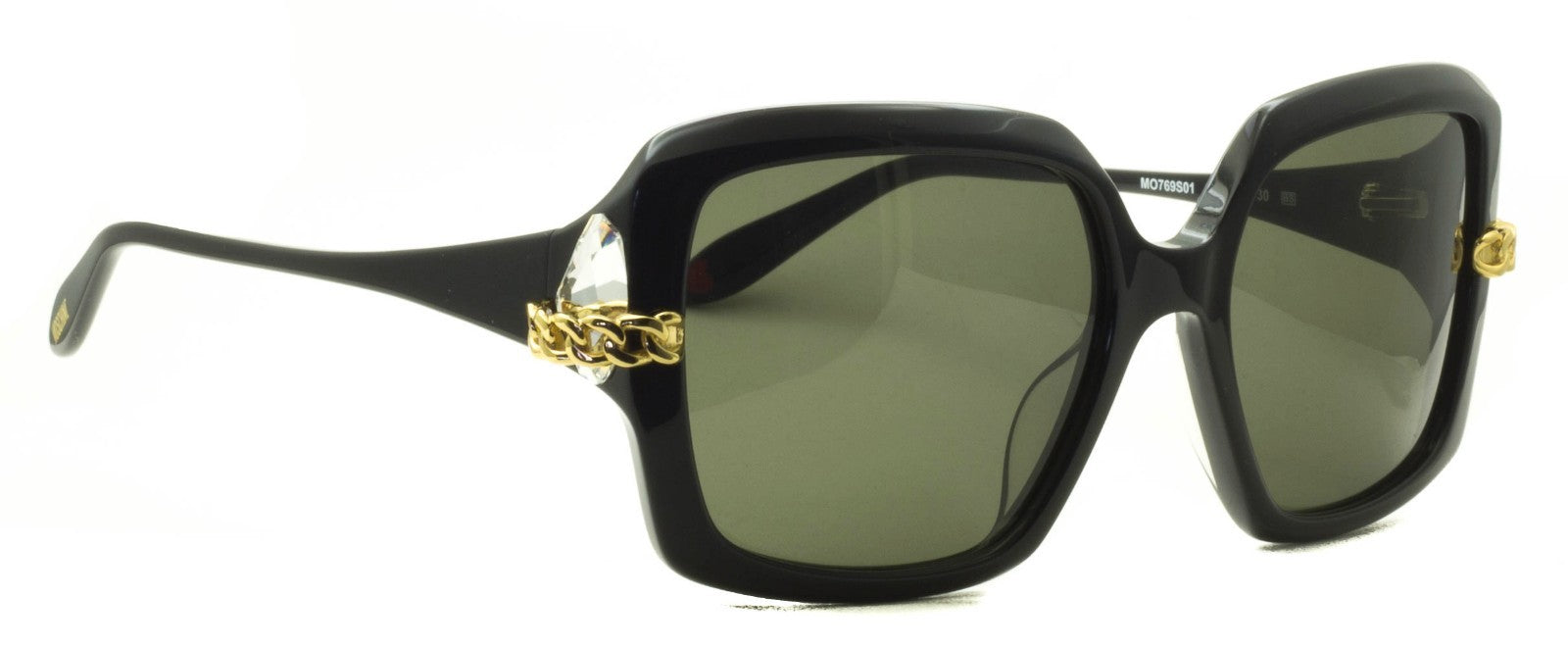MOSCHINO MO769S01 Sunglasses Shades Black Eyewear FRAMES Glasses BNIB New Italy