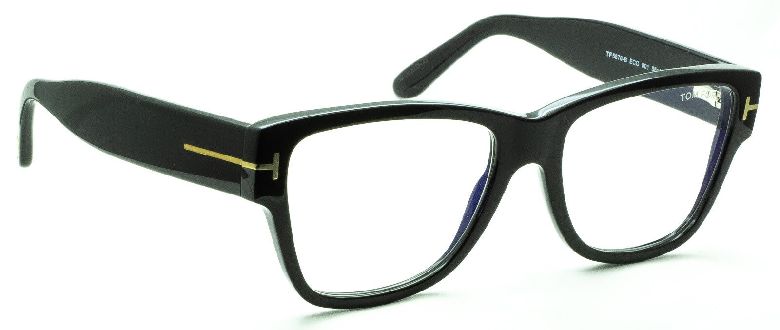 TOM FORD TF5878-B 001 55mm Blue Block Glasses Frames Eyewear RX - New BNIB Italy