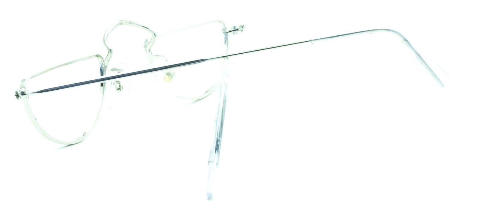 B.O.I.C. London Line 10KT GF Rhodium Half Eye 42x22mm FRAMES RX Optical Glasses
