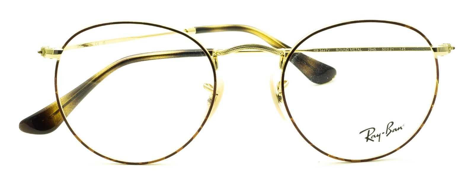 RAY BAN RB 3447V 2945 50mm Round FRAMES RAYBAN Glasses RX Optical Eyewear - New